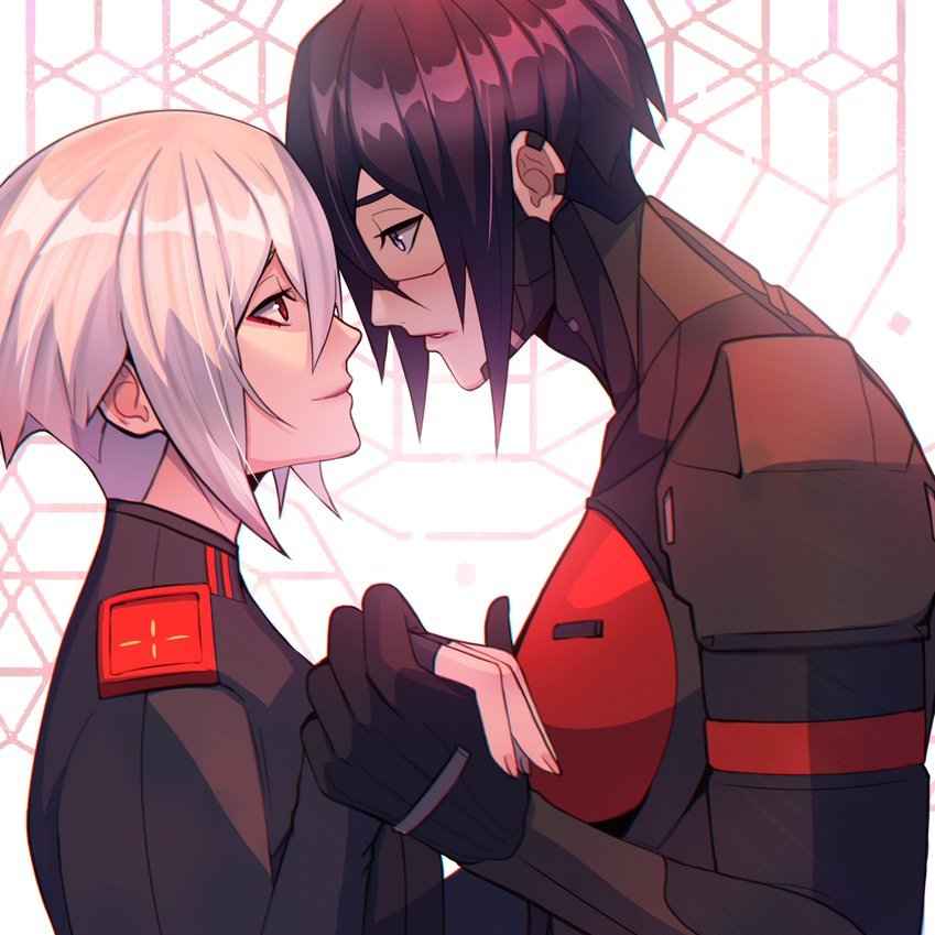 elster and ariane yeong (signalis) drawn by xuuikie_ashe
