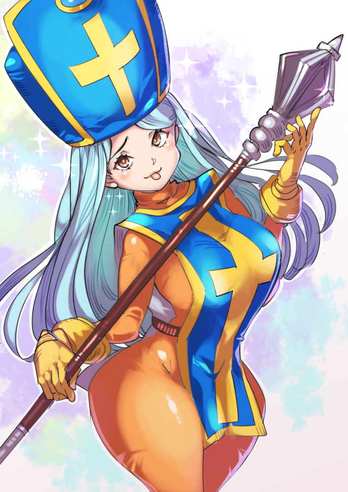 priest (dragon quest and 1 more) drawn by kuwango