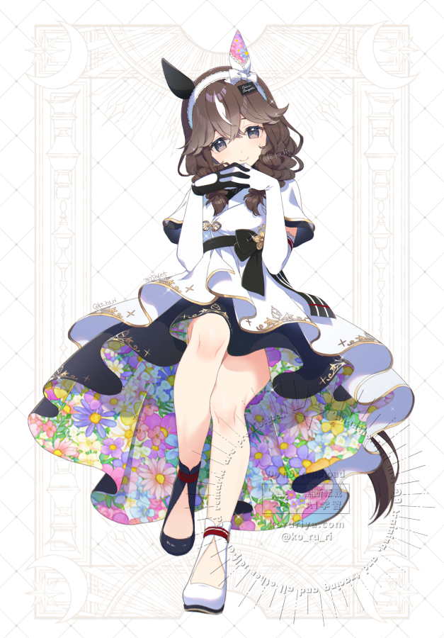 curren bouquetd'or (umamusume) drawn by koruri