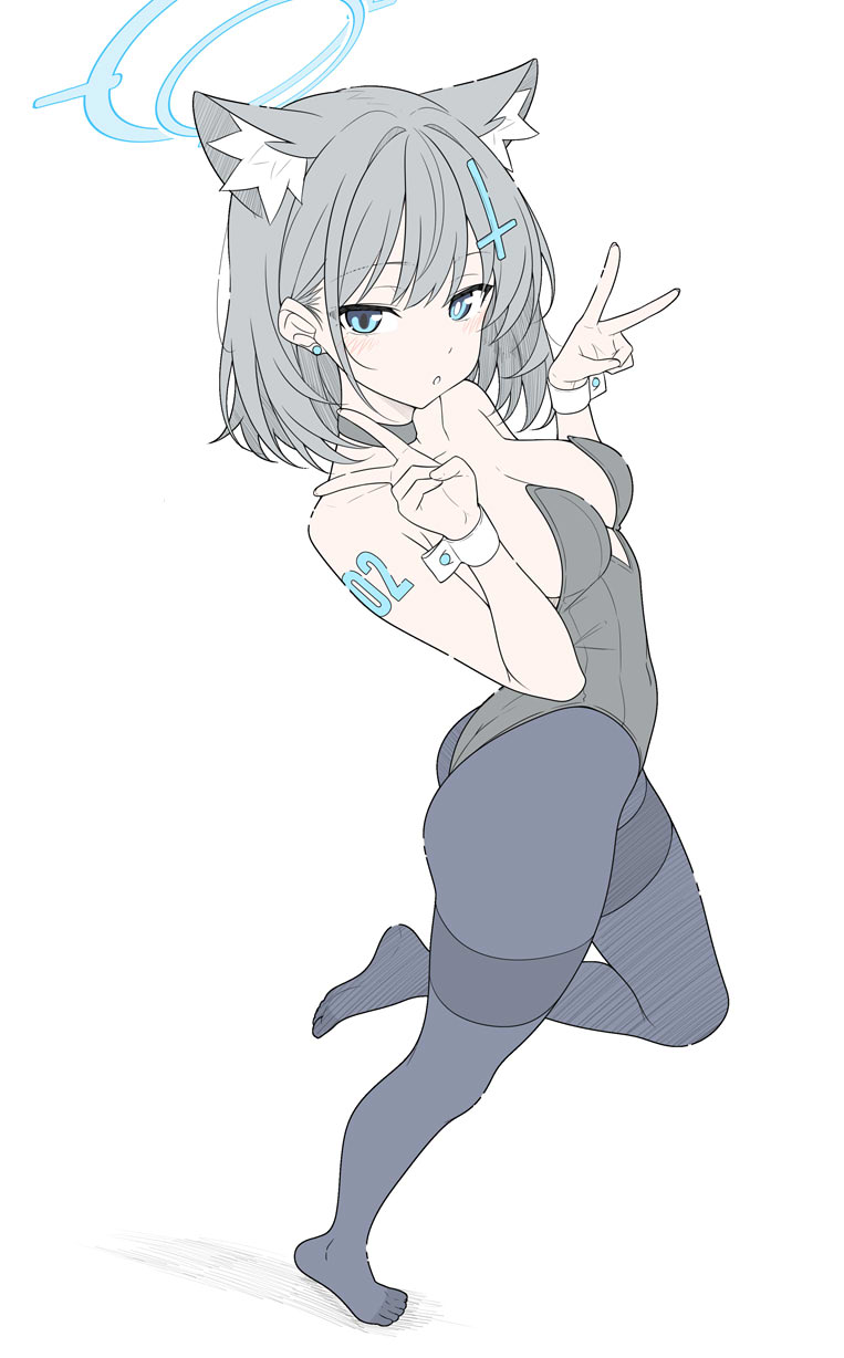 shiroko (blue archive) drawn by t1kosewad