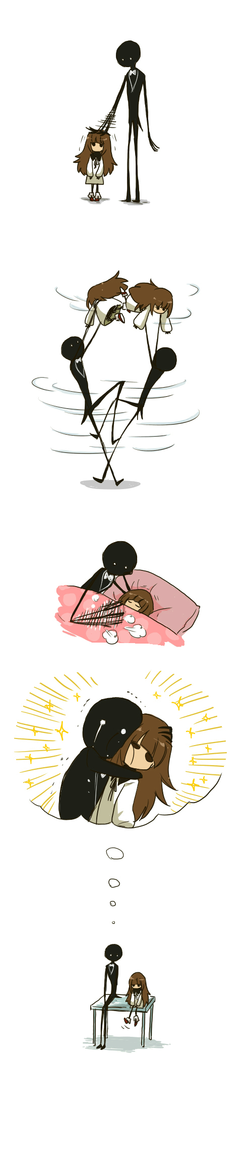 alice and deemo (deemo) drawn by chimishiro