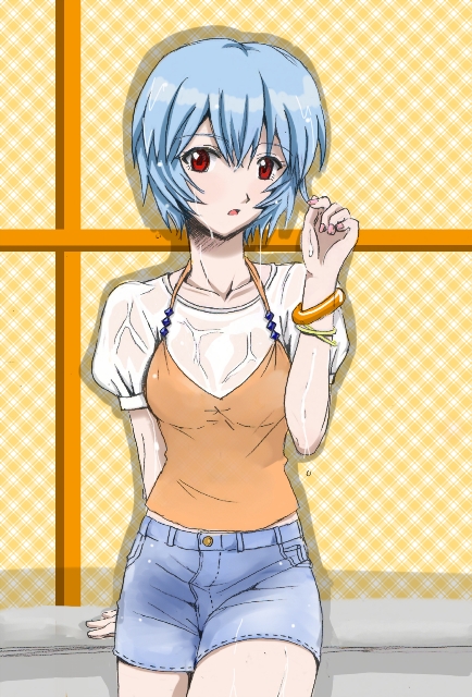 ayanami rei (neon genesis evangelion) drawn by nagisa_(516k)