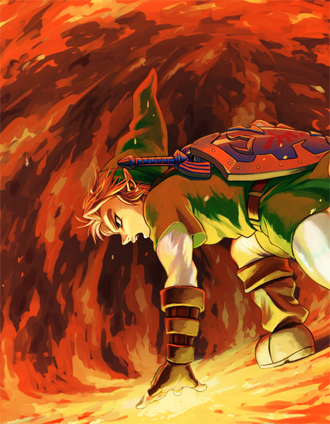 link (the legend of zelda and 1 more) drawn by shiwashiwa_no_kinchakubukuru