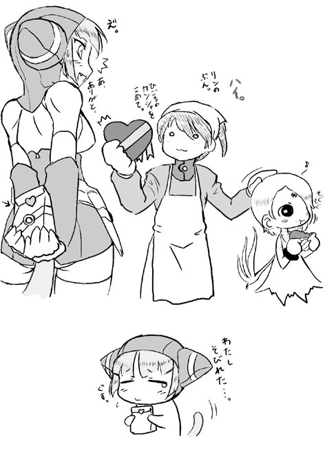 nina, lin, and ryu (breath of fire and 1 more) drawn by dr.p