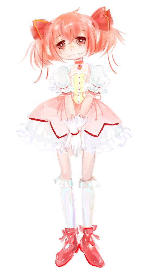 kaname madoka (mahou shoujo madoka magica) drawn by womu