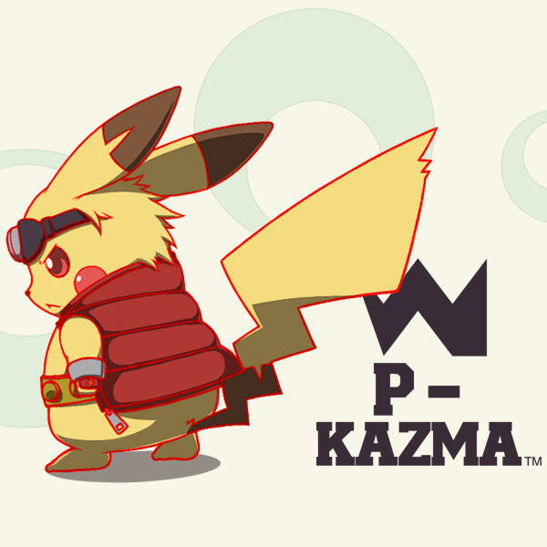 pikachu and king kazma (pokemon and 1 more) drawn by tsuji