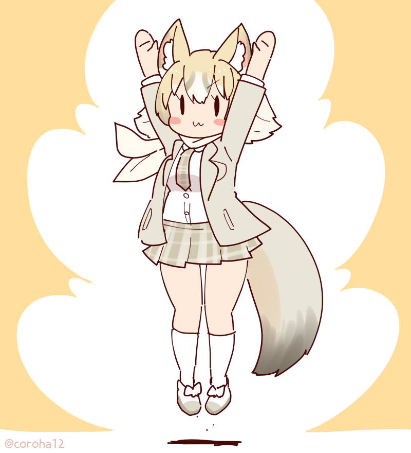 kit fox (kemono friends and 1 more) drawn by coroha