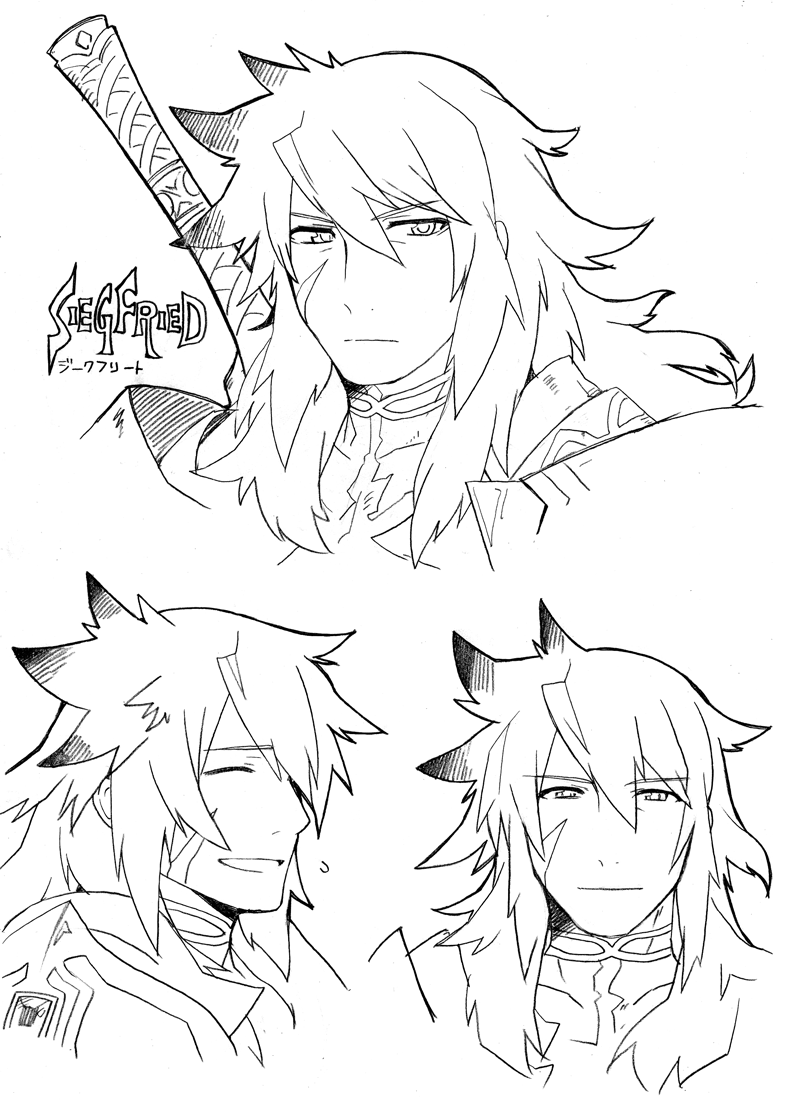siegfried (fate and 2 more) drawn by haretaka