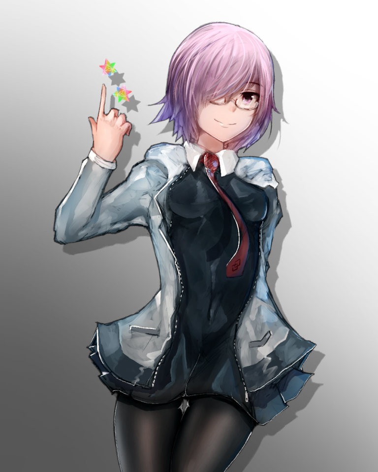 mash kyrielight (fate and 1 more) drawn by advarcher