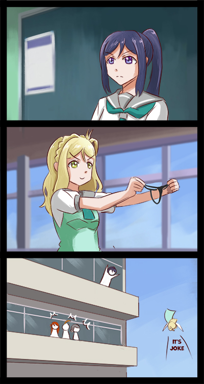 watanabe you, sakurauchi riko, takami chika, matsuura kanan, and ohara mari (love live! and 1 more) drawn by dha315