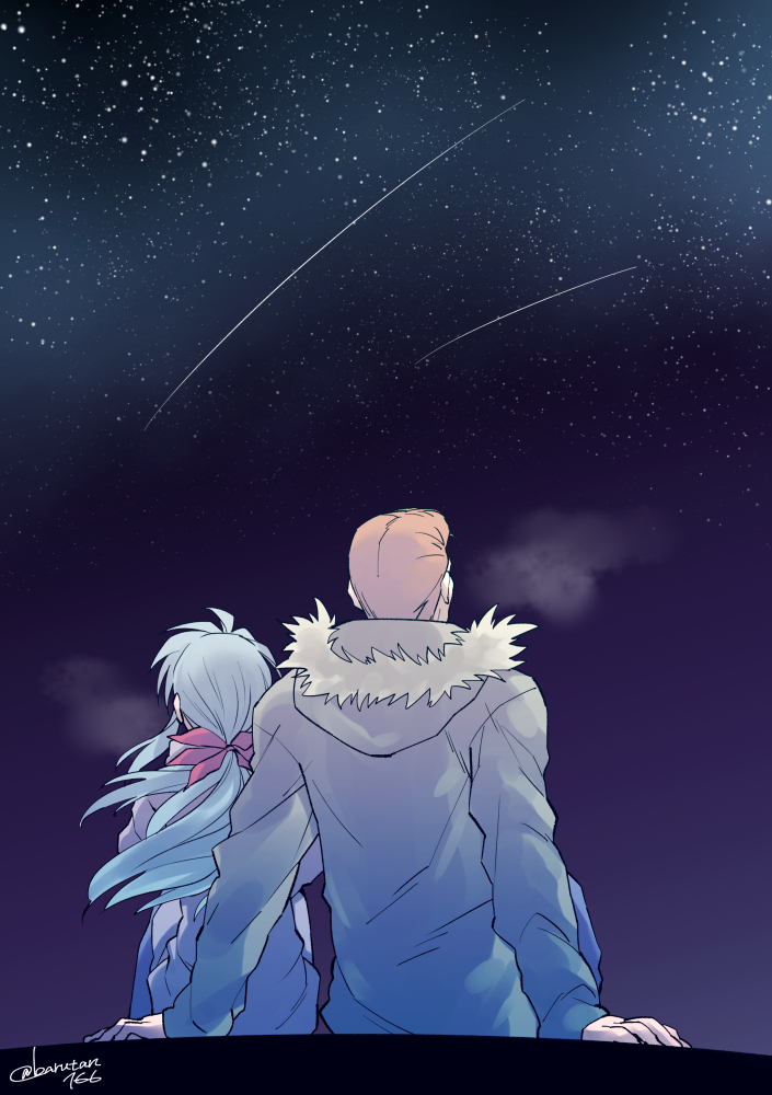 kuwabara kazuma and yukina (yu yu hakusho) drawn by imuro