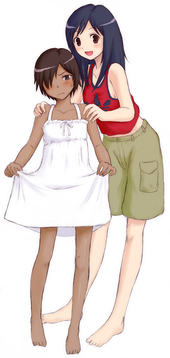 ikezawa kazuma and shinohara natsuki (summer wars) drawn by kusaka_maichi