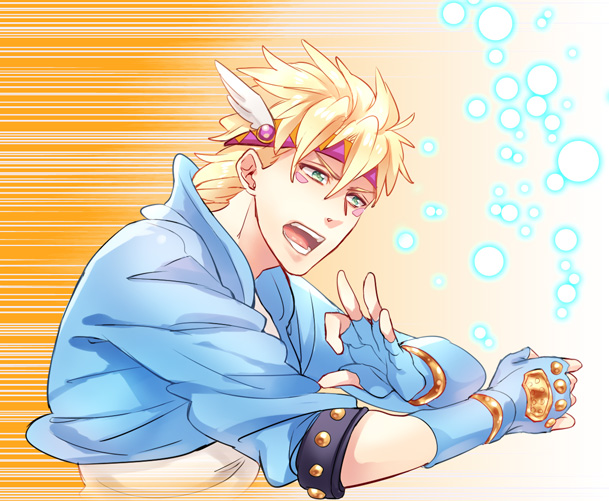 caesar anthonio zeppeli (jojo no kimyou na bouken and 1 more) drawn by mimori-p
