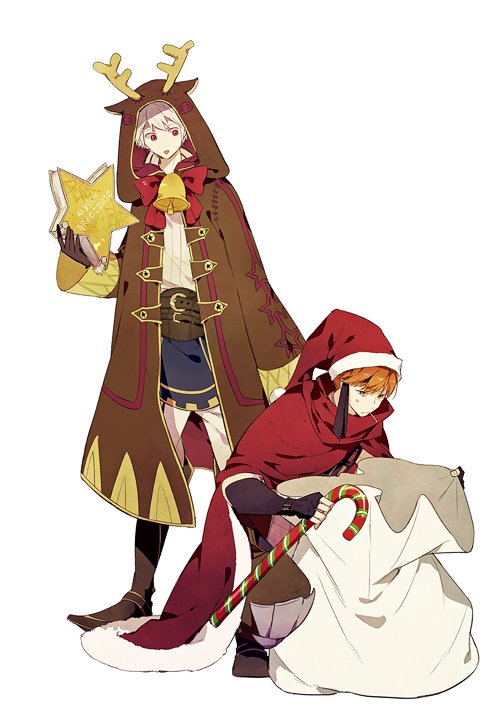 male robin and gaius (fire emblem and 2 more) drawn by a082