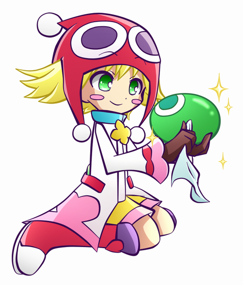 puyo, amitie, and red amitie (puyopuyo and 1 more) drawn by pikoguramyu