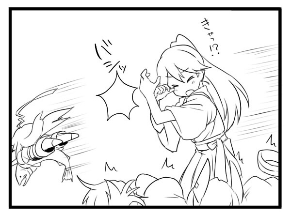 inazuma, tenryuu, akatsuki, houshou, tatsuta, and 1 more (kantai collection) drawn by kozou_(rifa)