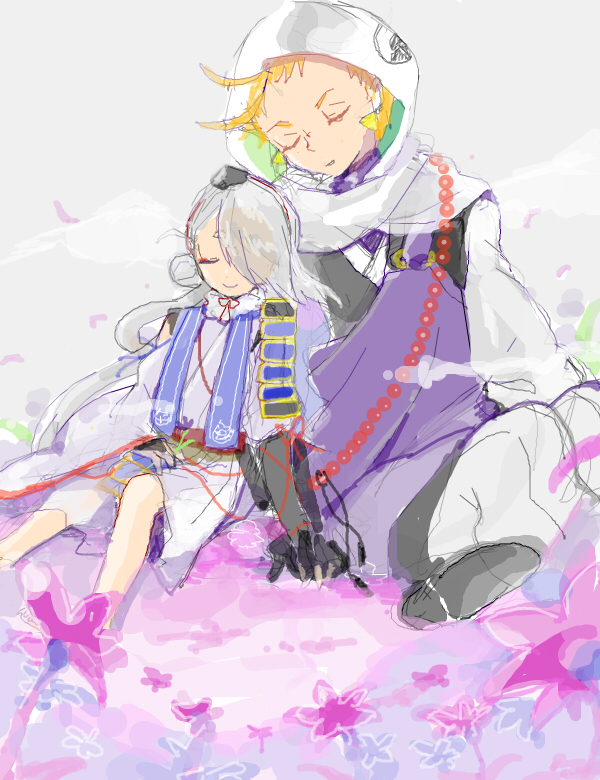 ima-no-tsurugi and iwatooshi (touken ranbu) drawn by sekimo