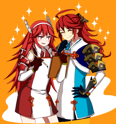 subaki and caeldori (fire emblem and 1 more) drawn by hio141