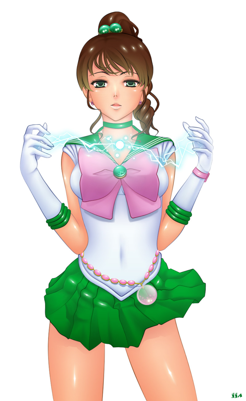 kino makoto and sailor jupiter (bishoujo senshi sailor moon and 1 more) drawn by khalitzburg_(user_2274420)