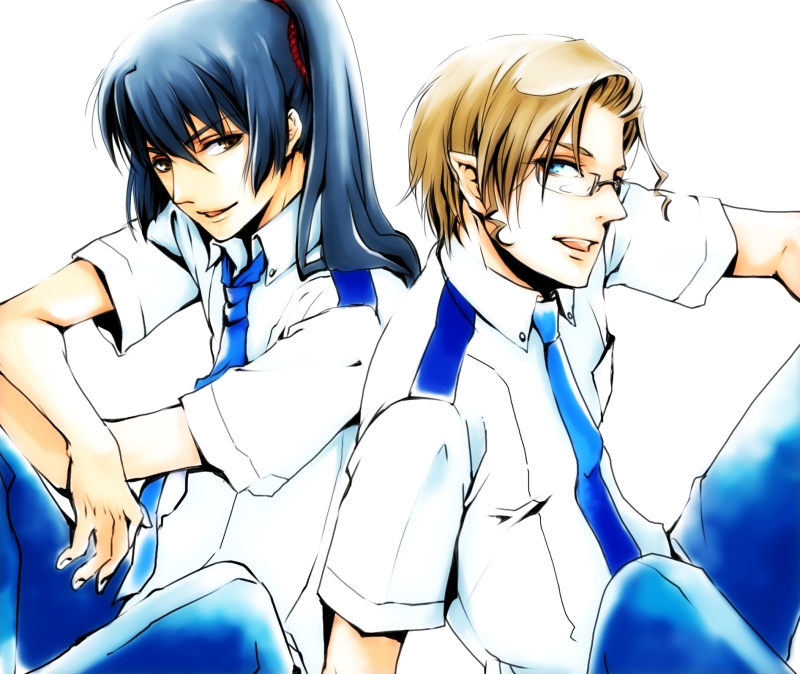 saotome alto and mikhail buran (macross and 1 more) drawn by kao