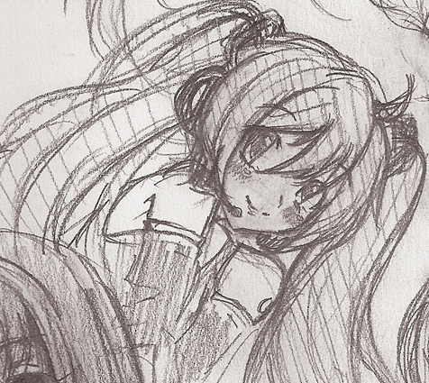 hatsune miku (vocaloid) drawn by feather_and_mint_(artist)