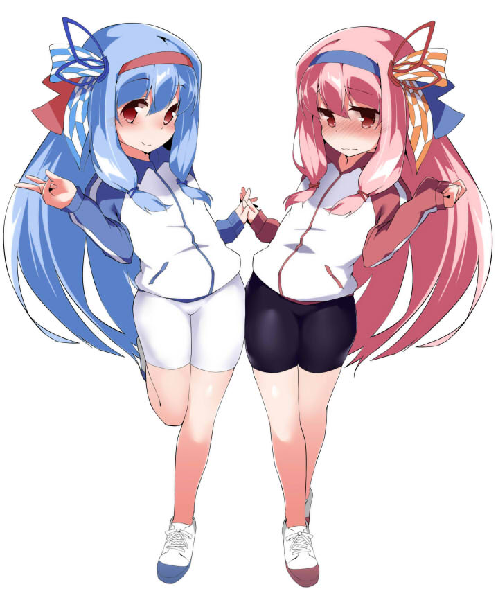 kotonoha akane and kotonoha aoi (voiceroid) drawn by terazip