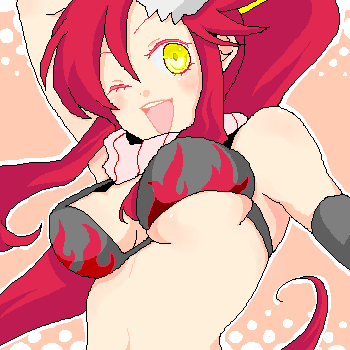 yoko littner (tengen toppa gurren lagann) drawn by beniko