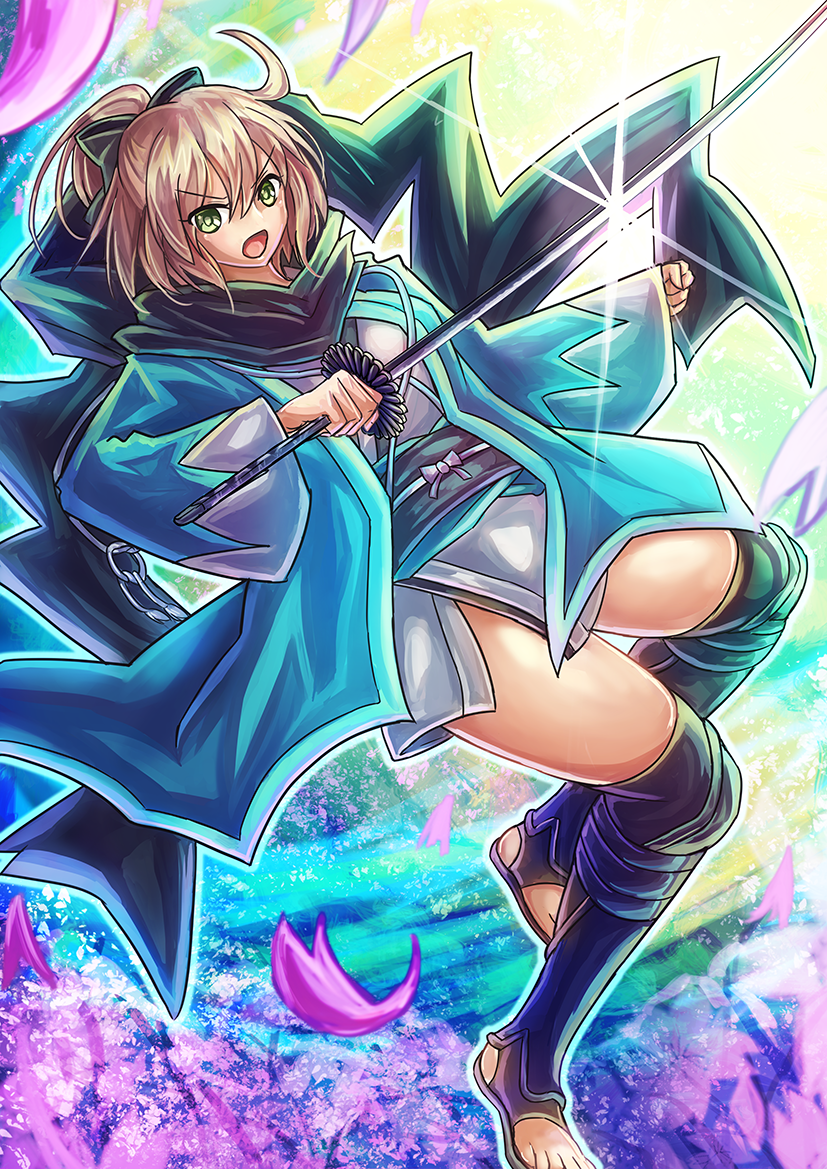 okita souji (fate and 1 more) drawn by dashinoya