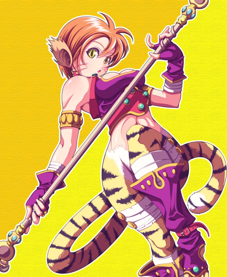 katt (breath of fire and 1 more) drawn by tsukumo_(soar99)