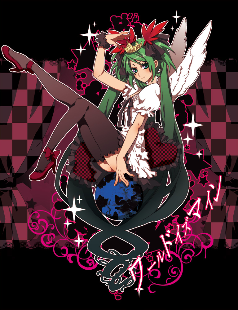 hatsune miku (vocaloid and 1 more) drawn by sena_(mineruba)