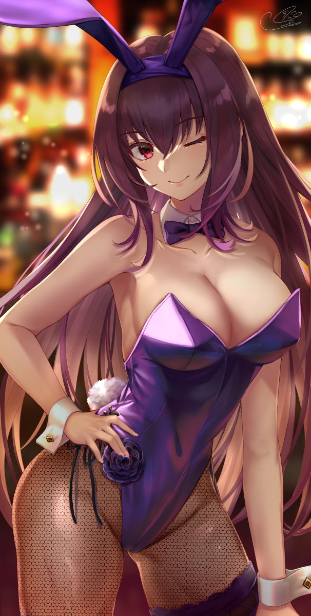 scathach (fate and 1 more) drawn by gakuon_(gakuto)