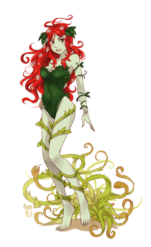 poison ivy (dc comics and 1 more) drawn by meago