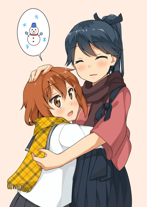 ikazuchi, houshou, and suzaki aya (kantai collection) drawn by miyabi_(miyabeeya)