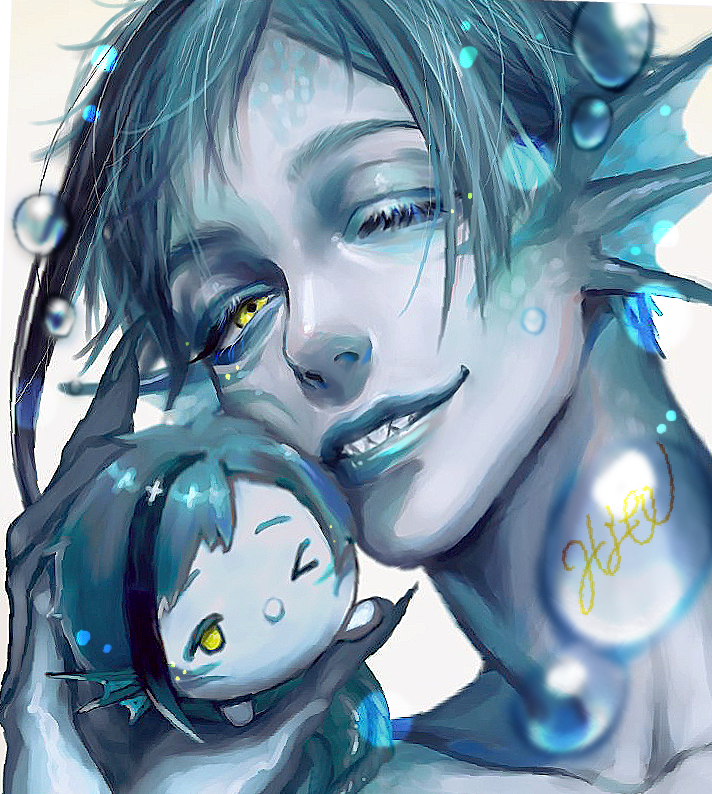 floyd leech (twisted wonderland and 1 more) drawn by minamoto_(tomonami_66)