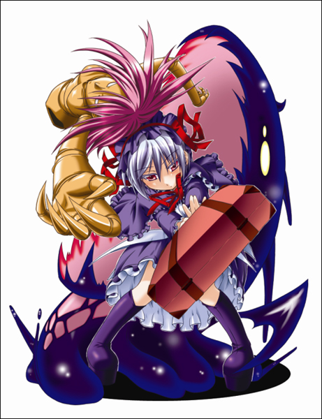 lieselotte achenbach, elfriede, and gier (arcana heart) drawn by akari_ryuryuwa