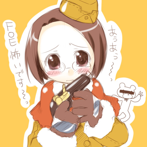 gunner and gunner 4 (sekaiju no meikyuu and 1 more) drawn by manji_taba