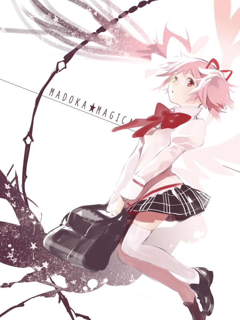 kaname madoka and ultimate madoka (mahou shoujo madoka magica) drawn by do_nko