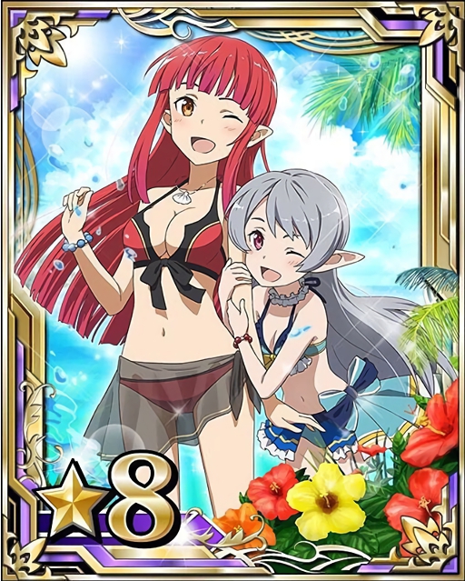 rain and seven (sword art online and 1 more)