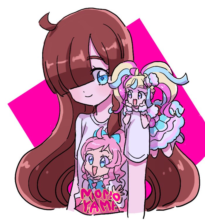 momoyama mirai, nijinosaki dia, and daia (pretty series and 1 more) drawn by rituyama1