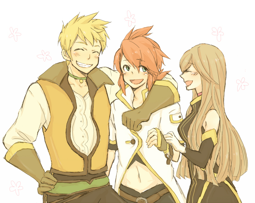 tear grants, luke fon fabre, and guy cecil (tales of and 1 more) drawn by uzuoto
