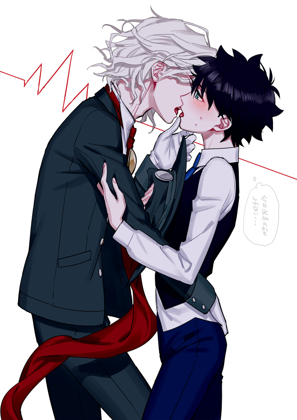 fujimaru ritsuka and edmond dantes (fate and 1 more) drawn by ar_(rikuesuto)