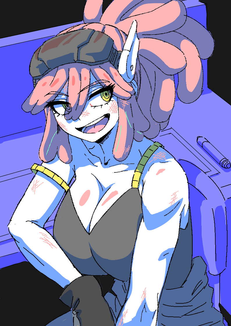 hatsume mei (boku no hero academia) drawn by hobae_(woochan0919)