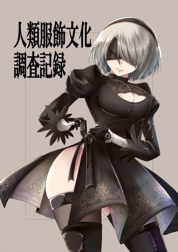 2b (nier and 1 more) drawn by hiba_(p-p-purin)