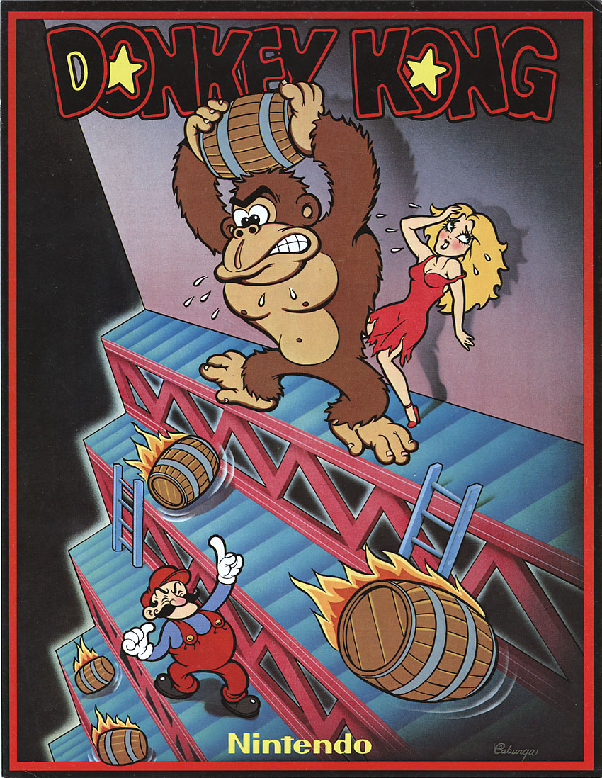 mario, donkey kong, and pauline (mario and 2 more) drawn by leslie_cabarga