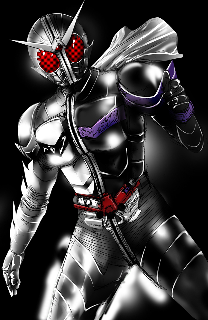 kamen rider double (kamen rider and 1 more) drawn by nof