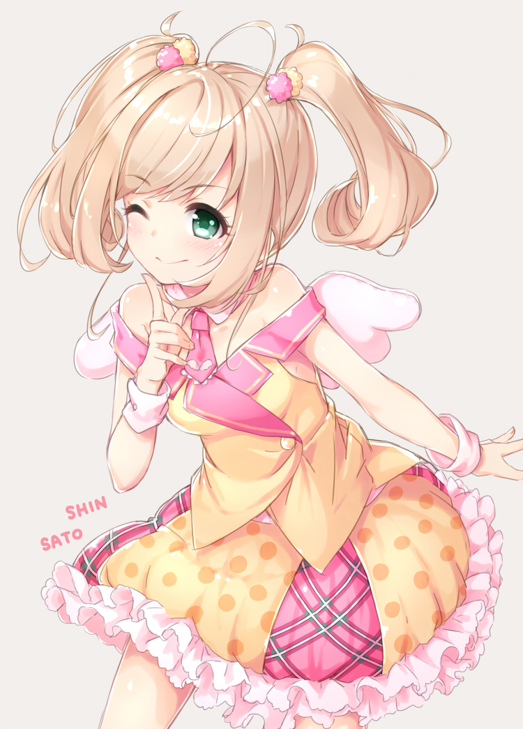 sato shin (idolmaster and 1 more) drawn by kuresuku_(lessons)