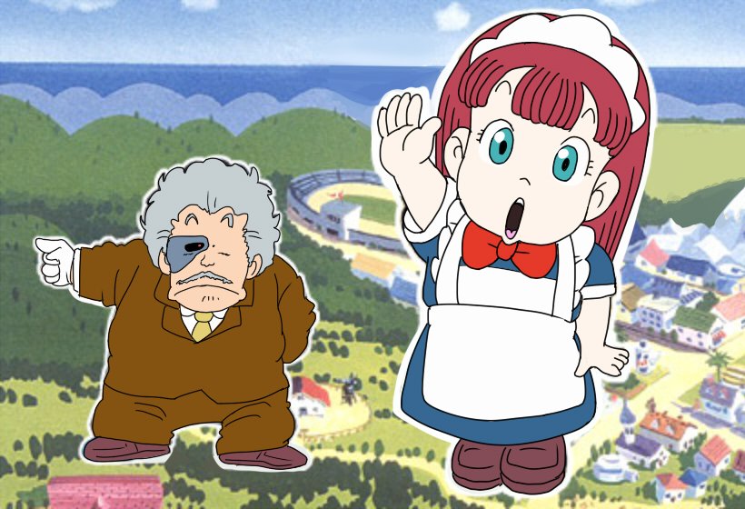 vivit and erich (dr. slump and 1 more) drawn by eitaisa