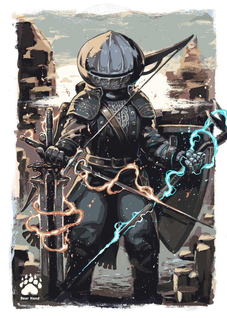 siegmeyer of catarina (original and 2 more) drawn by ireading