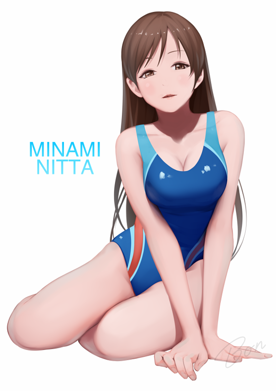 nitta minami (idolmaster and 2 more) drawn by bon_nob