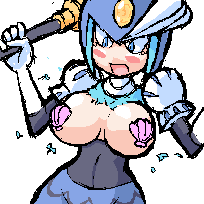 splash woman (mega man and 1 more) drawn by captain_(drawfag)